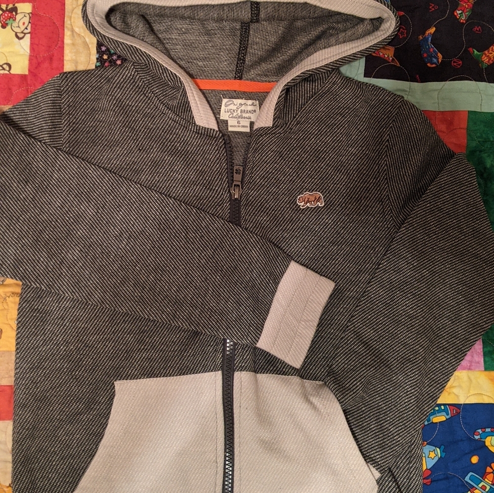 Never worn Lucky zip up hoodie